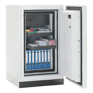 Rottner feuersicherer Datenschrank S 120 DIS Super Data 2 Doppelbartschloss grau