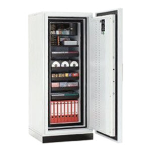 Rottner Feuersicherer Datenschrank EN2  S 120 DIS Giga Data 2 Doppelbartschloss lichtgrau
