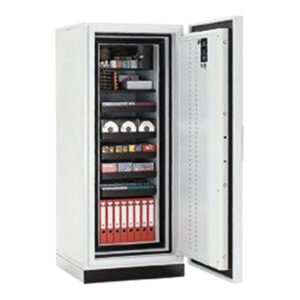 Rottner Feuersicherer Datenschrank EN2 S 120 DIS Giga Data 5 Doppelbartschloss lichtgrau